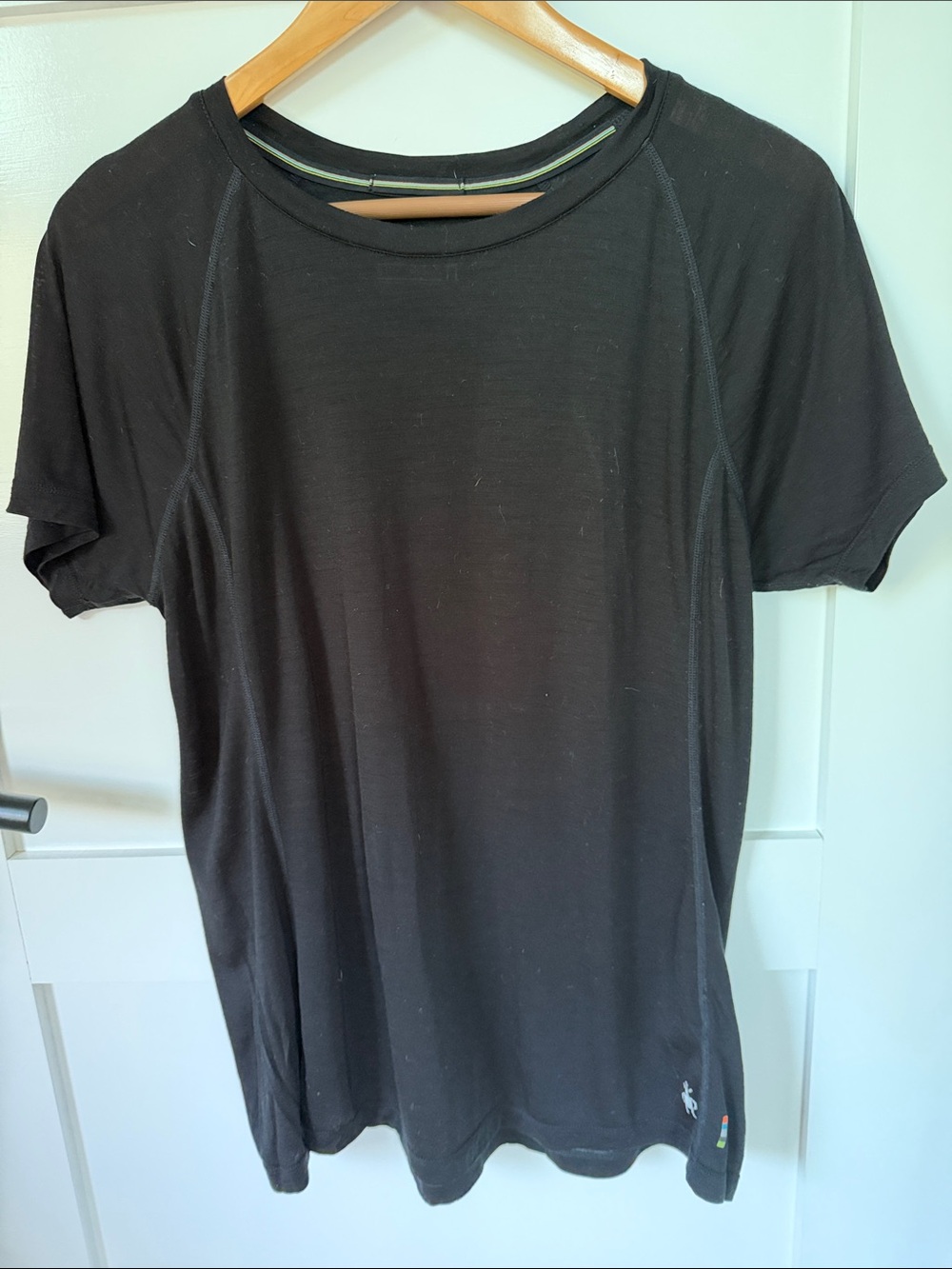 Smartwool Black Merino Wool Blend T Small